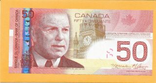 2004 Canadian 50 Dollar Bill Ahp7250900 (crisp)