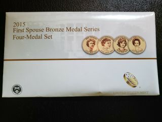 2015 First Spouse Bronze Medal Series Four - Medal Set Us