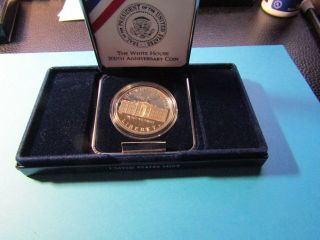 1992 - W White House 200th Anniversary Silver Proof Dollar 22 OGP & 3