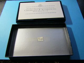 1992 - W White House 200th Anniversary Silver Proof Dollar 22 OGP & 7