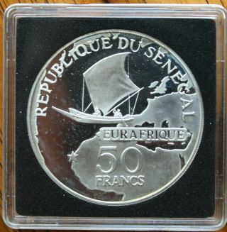 Senegal 1975 50 Francs Proof