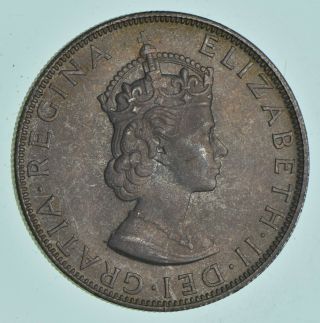 Silver - World Coin - 1964 Bermuda 1 Crown - World Silver Coin 22.  6 Grams 410