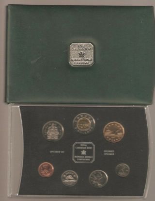 2001 Specimen Set Of Canadian Coinage From Royal Canadian L637