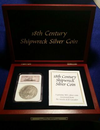 1783 Mo Ff Mexico 8 Reales El Cazador Shipwreck Coin - Certified Ngc -