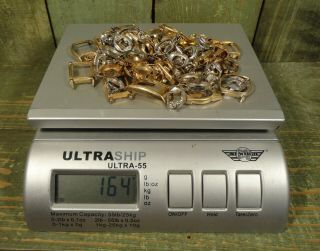 Vintage 10k Rolled Gold Plate,  Rgp Watch Cases 164 Grams Scrap