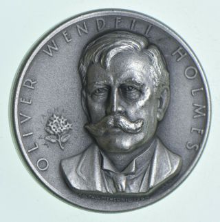 High Relief Oliver Wendell Holmes Medallic Arts.  999 Silver Round Medal 25g 449