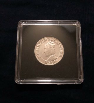 Honduras 50 Cent 1951 Silver 0.  900
