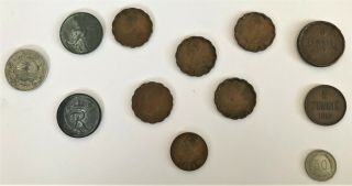 Old Coins From Ethiopia.  Haile Selassie Very Collectible