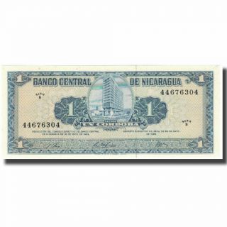 [ 630181] Banknote,  Nicaragua,  1 Cordoba,  1968 - 05 - 25,  Km:115a,  Unc (65 - 70)