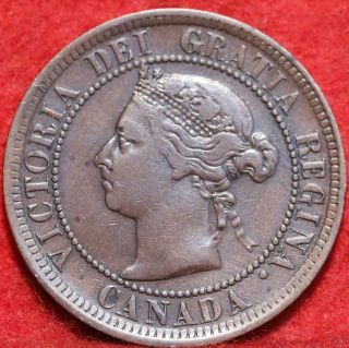1891 Canada One Cent Foreign Coin