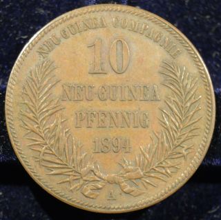 German Guinea 1894 A 10 Pfennig Km 3