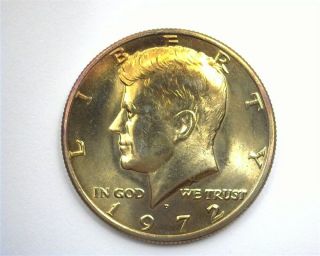 1972 - D Kennedy 50 Cents Exceptional Uncirculated