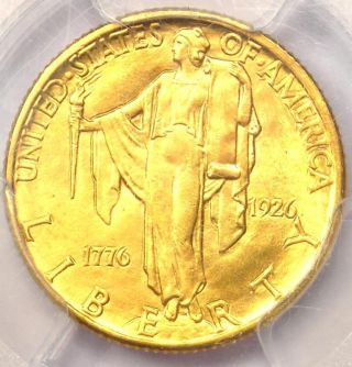 1926 Sesquicentennial Gold Quarter Eagle $2.  50 - Pcgs Uncirculated Detail Ms Unc