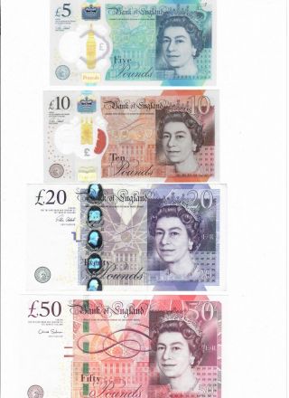 Uk - Great Britain - British Pounds - Real Currency For Your Travel 5,  10,  20 & 50