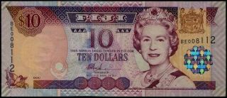 Fiji Queen Elizabeth Ii $10 Banknote