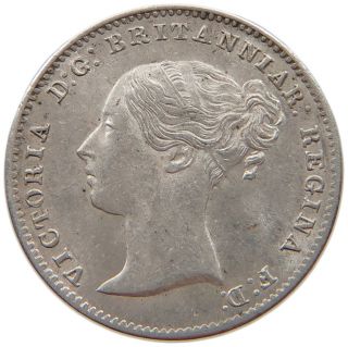 Great Britain Three Pence 1866 Unc Victoria T59 105