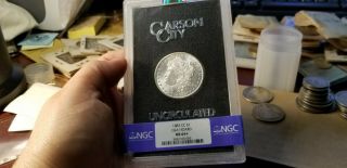 $1 1883 Cc Morgan Silver Dollar Gsa Ngc Gem Ms65,  Coin