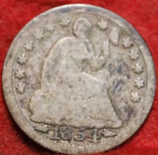 1854 Philadelphia Silver Seated Half Dime