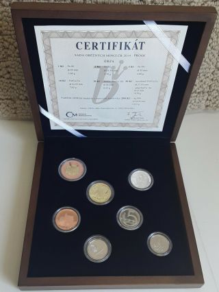 Proof Set Coins Czech Republic,  2014