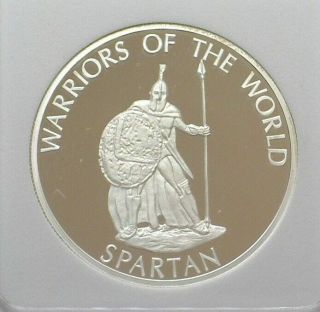 Warriors Of The World 2010 10 Francs - Spartan - Perfect Proof Dcam