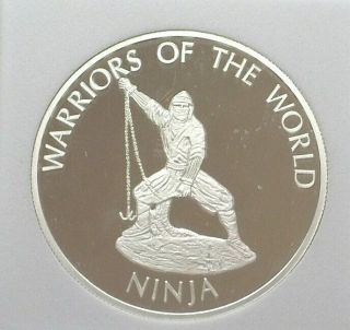 Warriors Of The World 2010 10 Francs - Ninja - Perfect Proof Dcam