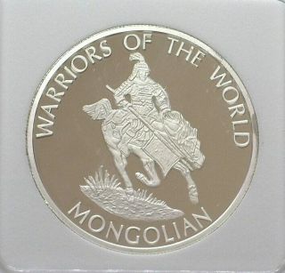 Warriors Of The World 2010 10 Francs - Mongolian - Perfect Proof Dcam