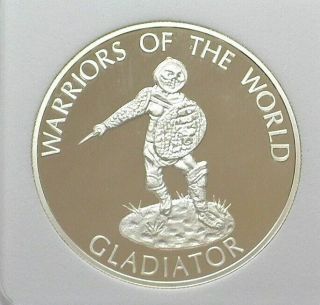 Warriors Of The World 2010 10 Francs - Gladiator - Perfect Proof Dcam