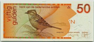 Netherlands Antilles 50 Gulden 1994 Unc P - 25c Banknote - B61