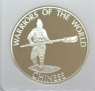 Warriors Of The World 2010 10 Francs - Chinese - Perfect Proof Dcam