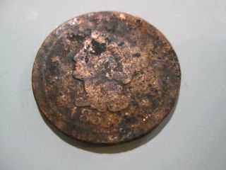 1851 Large Cent Braided Hair Liberty Head Copper Penny