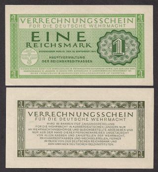 Germany - Armed Forces Clearing Note - One Mark - 1944 - M38 - Unc.