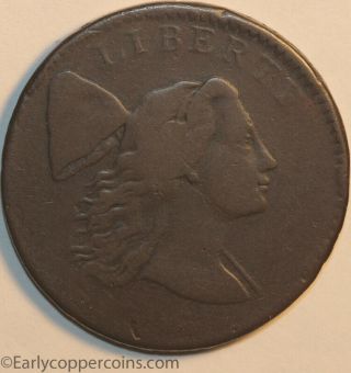 1794 S29 R2 Liberty Cap Large Cent Head Of 1794 Raw Vg - Fine Starts 1c