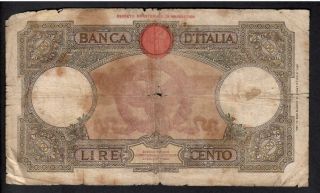 100 Lire From Italy 1941 2
