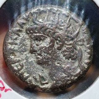 Rome Nero 54 - 68 Ad Silver Tetradrachm Scarce C10