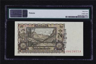 1939 Germany Reichsbanknote 20 Reichsmark Pick 185 PMG 64 Choice UNC 2