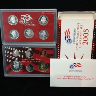 2005 - S Silver 10 Coin Proof Set