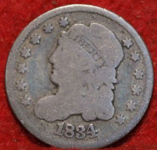 1834 Philadelphia Silver Capped Bust Half Dime