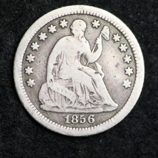 1856 - O Seated Liberty Half Dime Choice F,  /vf E211 Ub