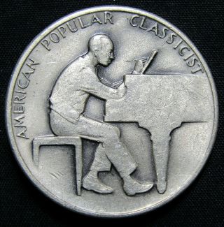 George Gershwin American Popular Classicist.  999 Pure Silver Medal Round 2