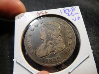G66 Usa 1828 Capped Bust Quarter Vf