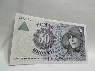 Denmark 50 Kroner,  Danmark Femti Kroner,  Europe