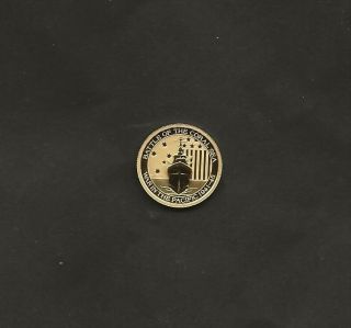 2015.  9999 Gold Battle Of The Coral Sea 1/10 Coin (bu) In Cap
