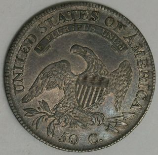 1809 50 Cents Silver Capped Bust Half Dollar 2