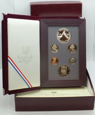 1988 Prestige Proof Set - Olympic Silver United States Commemorative Lf088