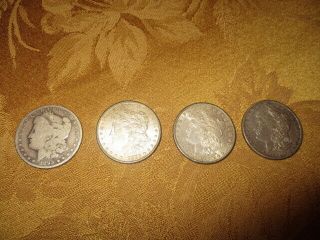 4 Morgan Silver Dollars Key Dates Great Price