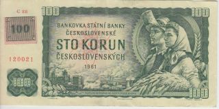 Czech Republic Banknote P1c 100 Korun,  Vf