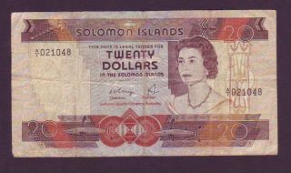 Solomon Islands 20 Dollars P8 1981 (3301951d3)