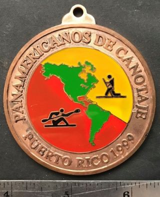 Puerto Rico 1999 Campeonato De Canotaje Sports Event Medal,  Bronze 3rd Place