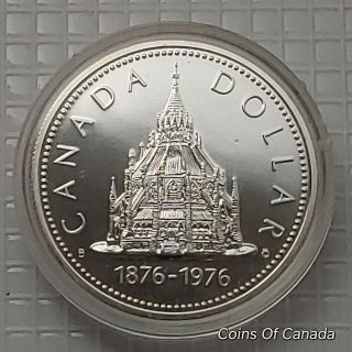1976 Canada Silver Dollar Uncirculated Coin In Capsule Coinsofcanada