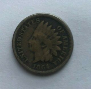 1864 Indian Head One Cent Coin